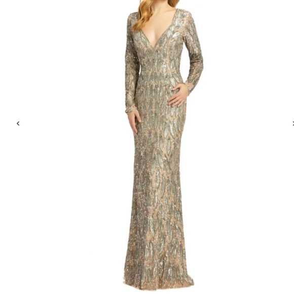 Mac Duggal Dresses & Skirts - MAC DUGGAL Formal Wedding Cocktail Mermaid Trumpet Long Gown • size 8 NWT